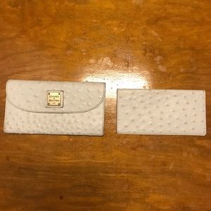 Dooney and Bourke Wallet and Checkbook Holder